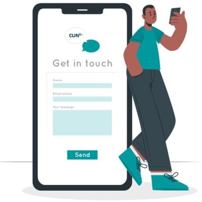 Get in touch with Clin-r+